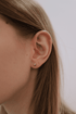 bubble heart stud boops-jewelry