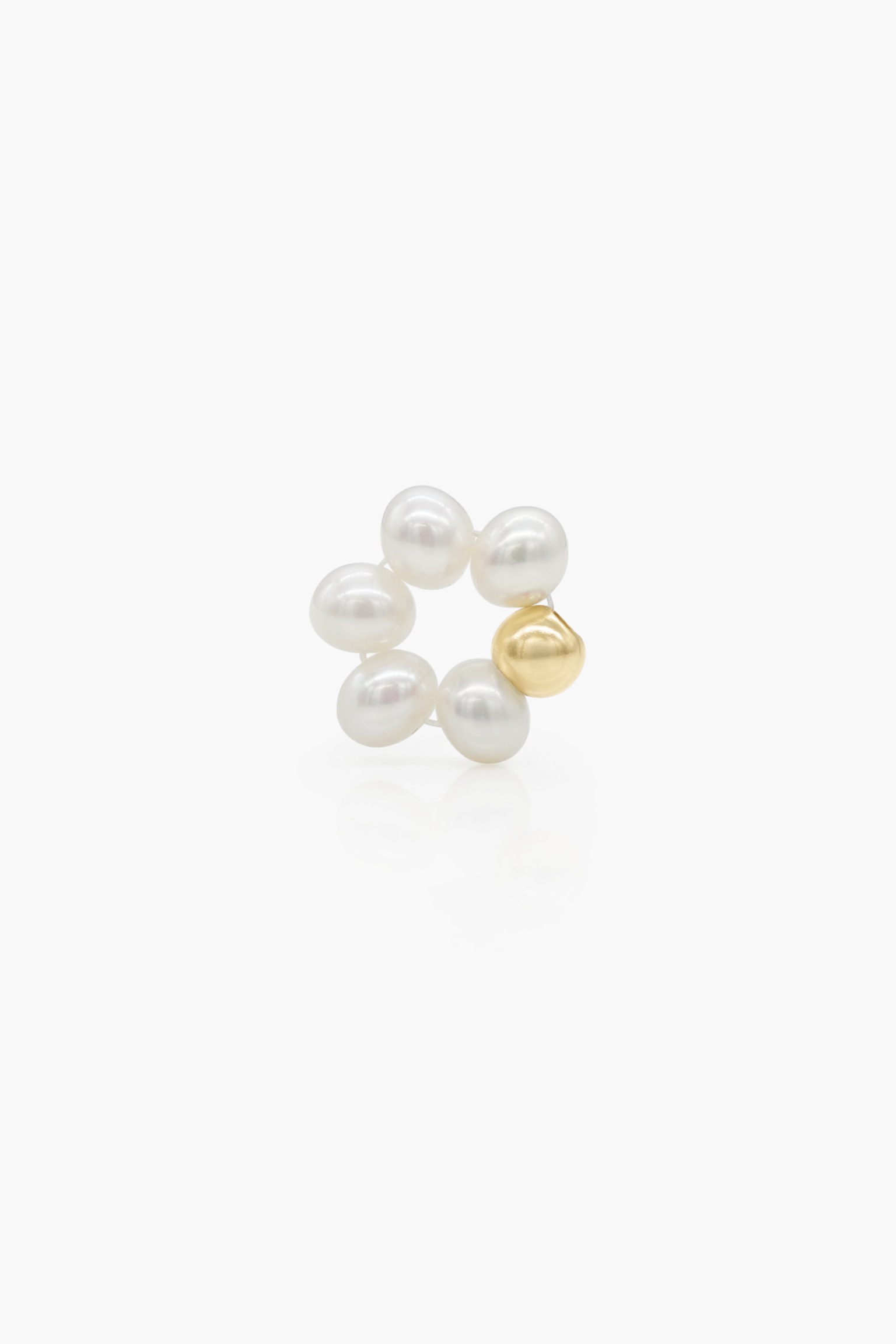 flower pearl charm - S boops-jewelry