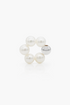 flower pearl charm - L boops-jewelry