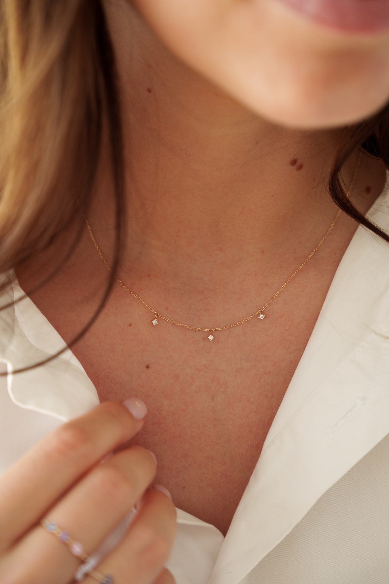 diamond heart necklace
