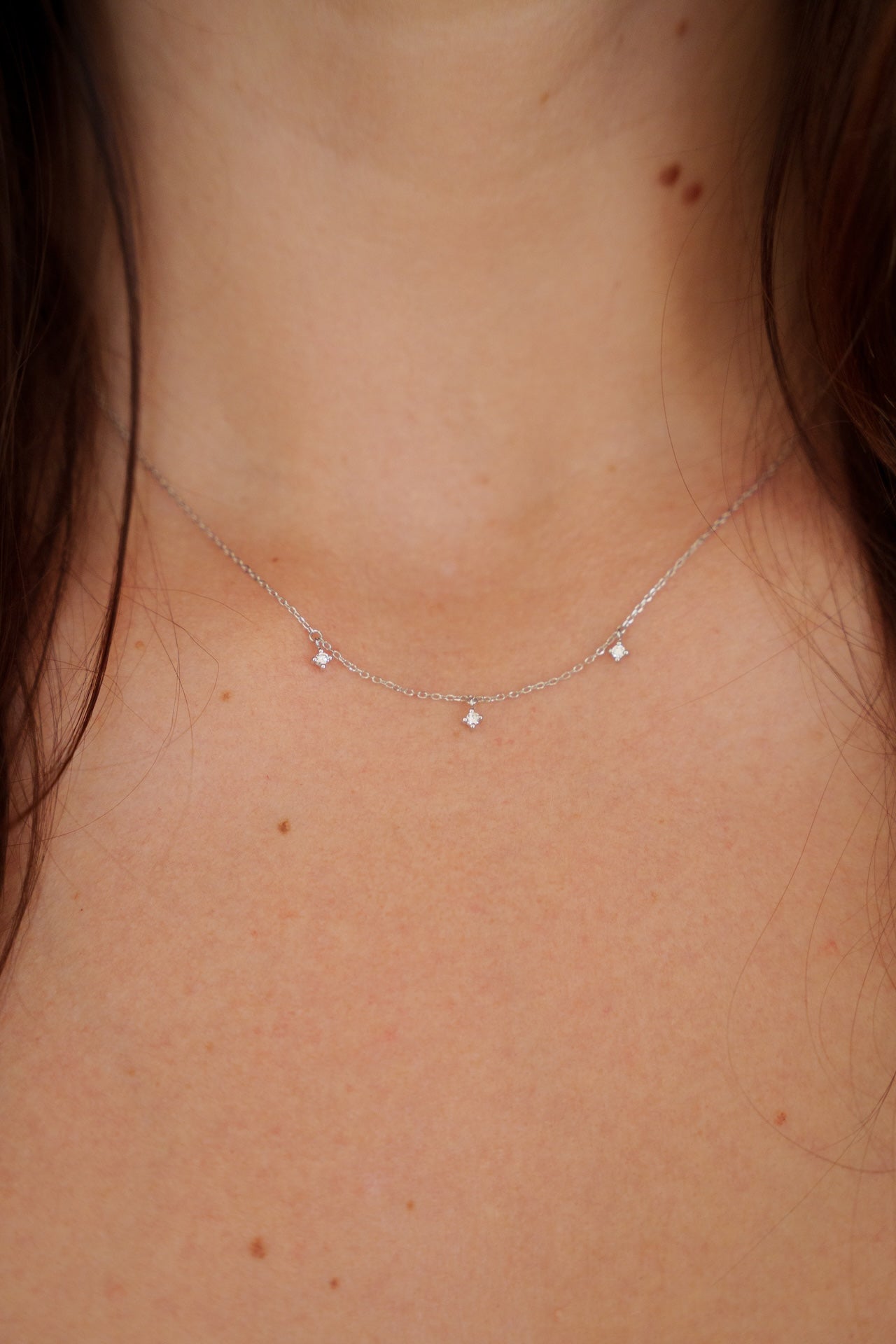 diamond heart necklace