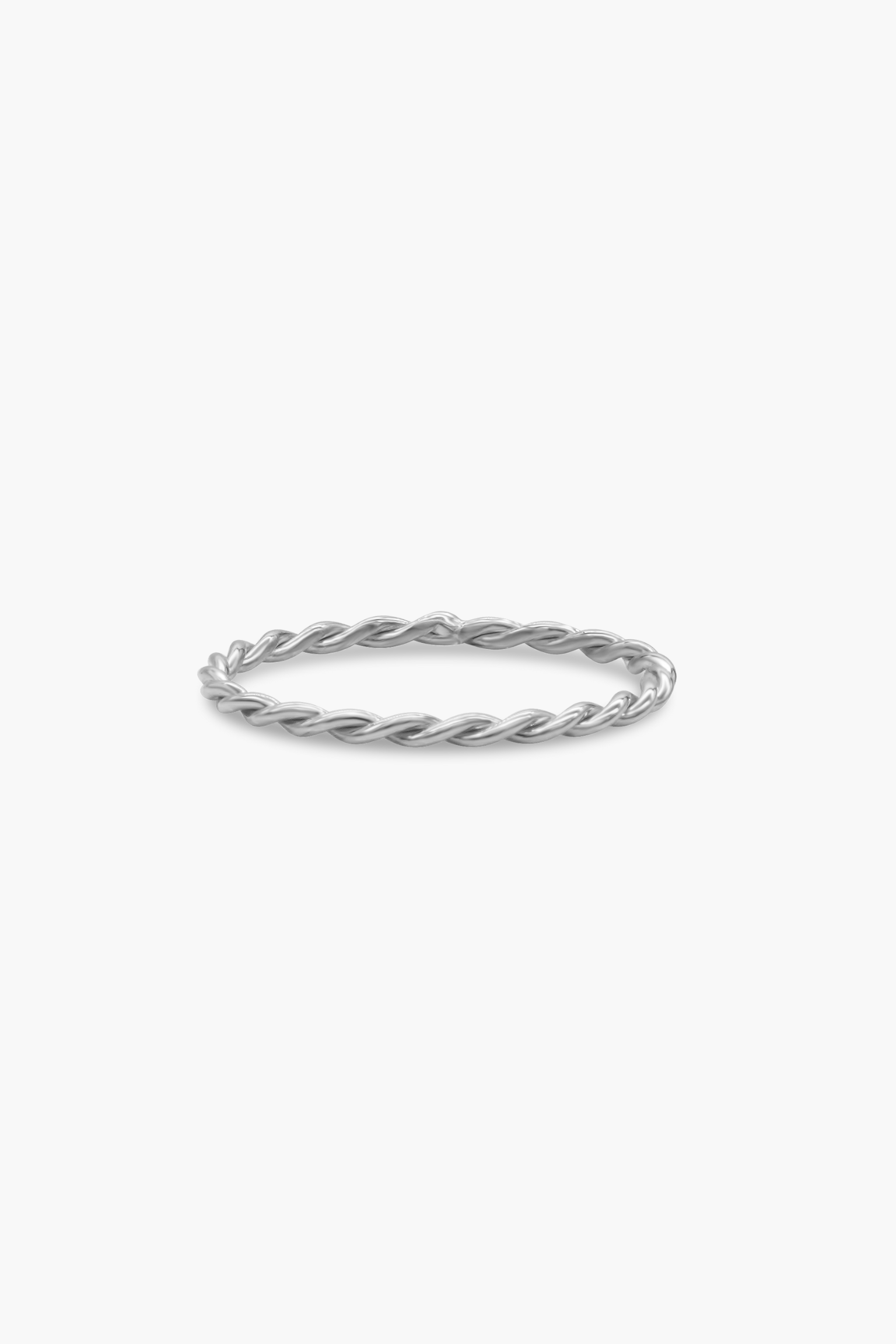 rope ring - white gold boops-jewelry