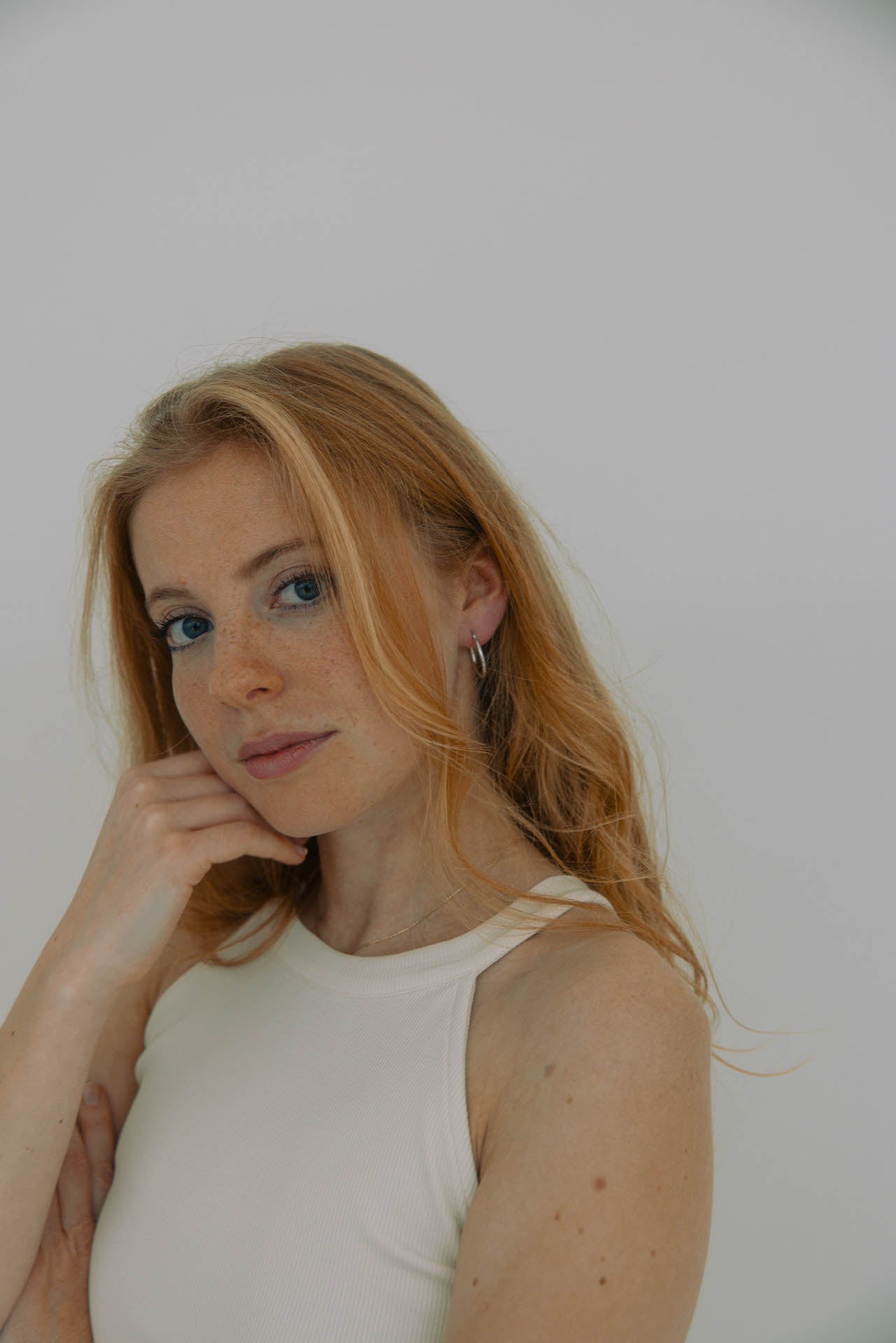 classy hoops - white boops-jewelry