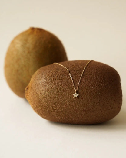 diamond star necklace