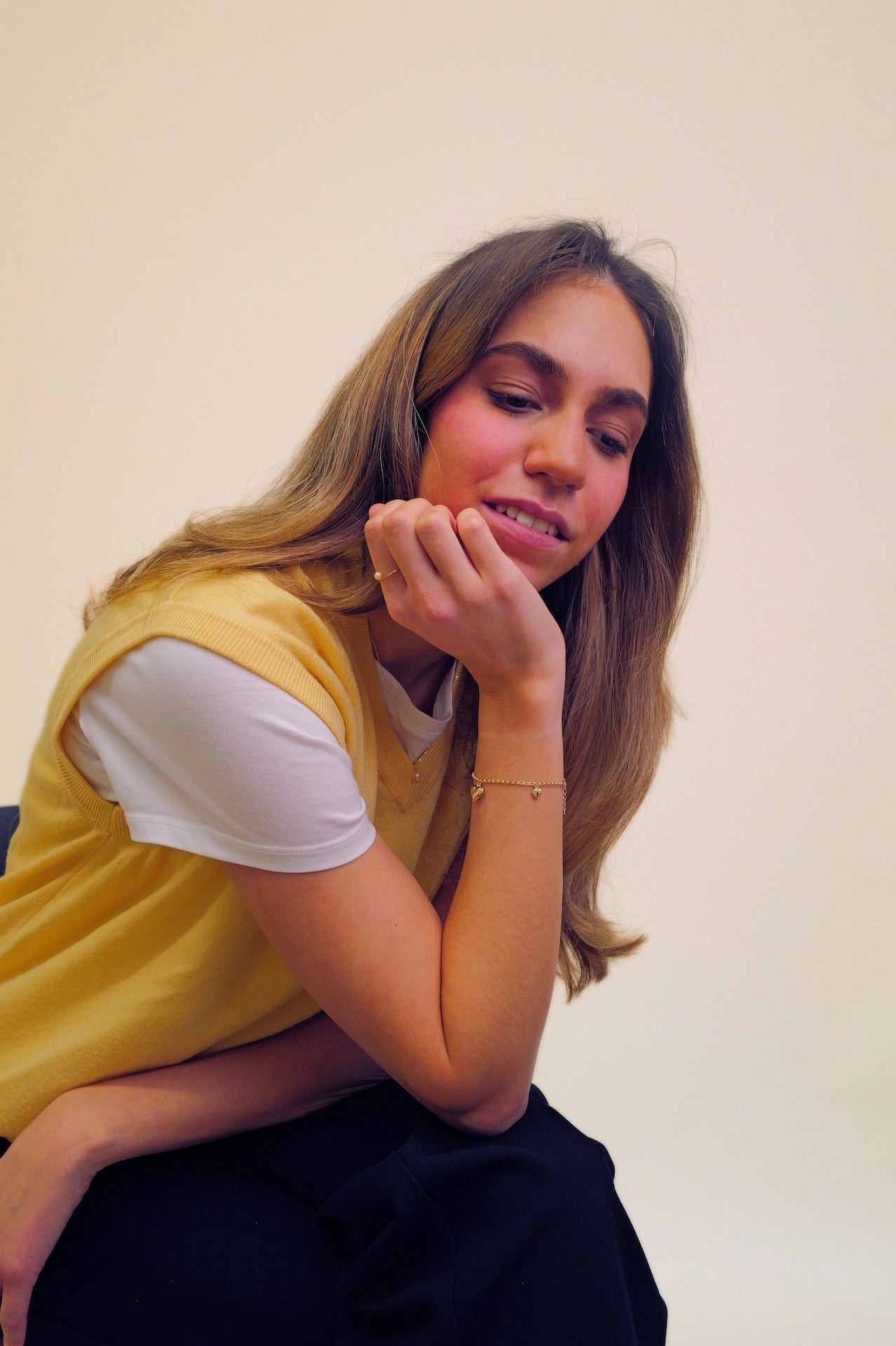 bubble heart bracelet