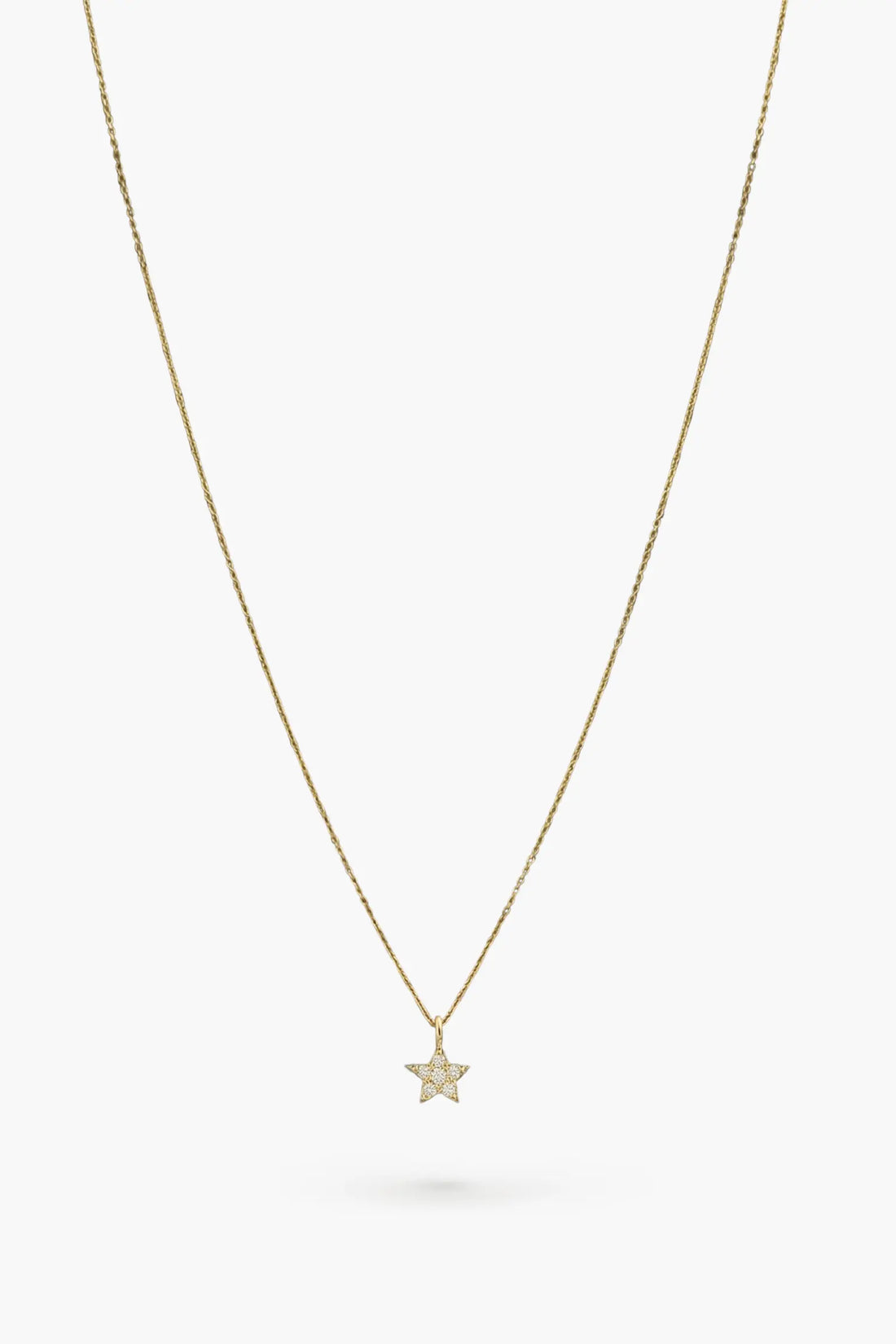 diamond star necklace