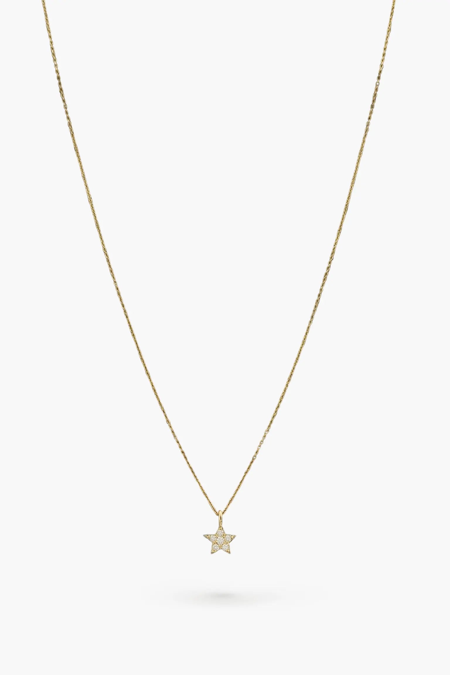 diamond star necklace