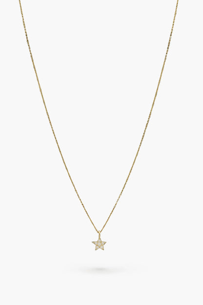 diamond star necklace