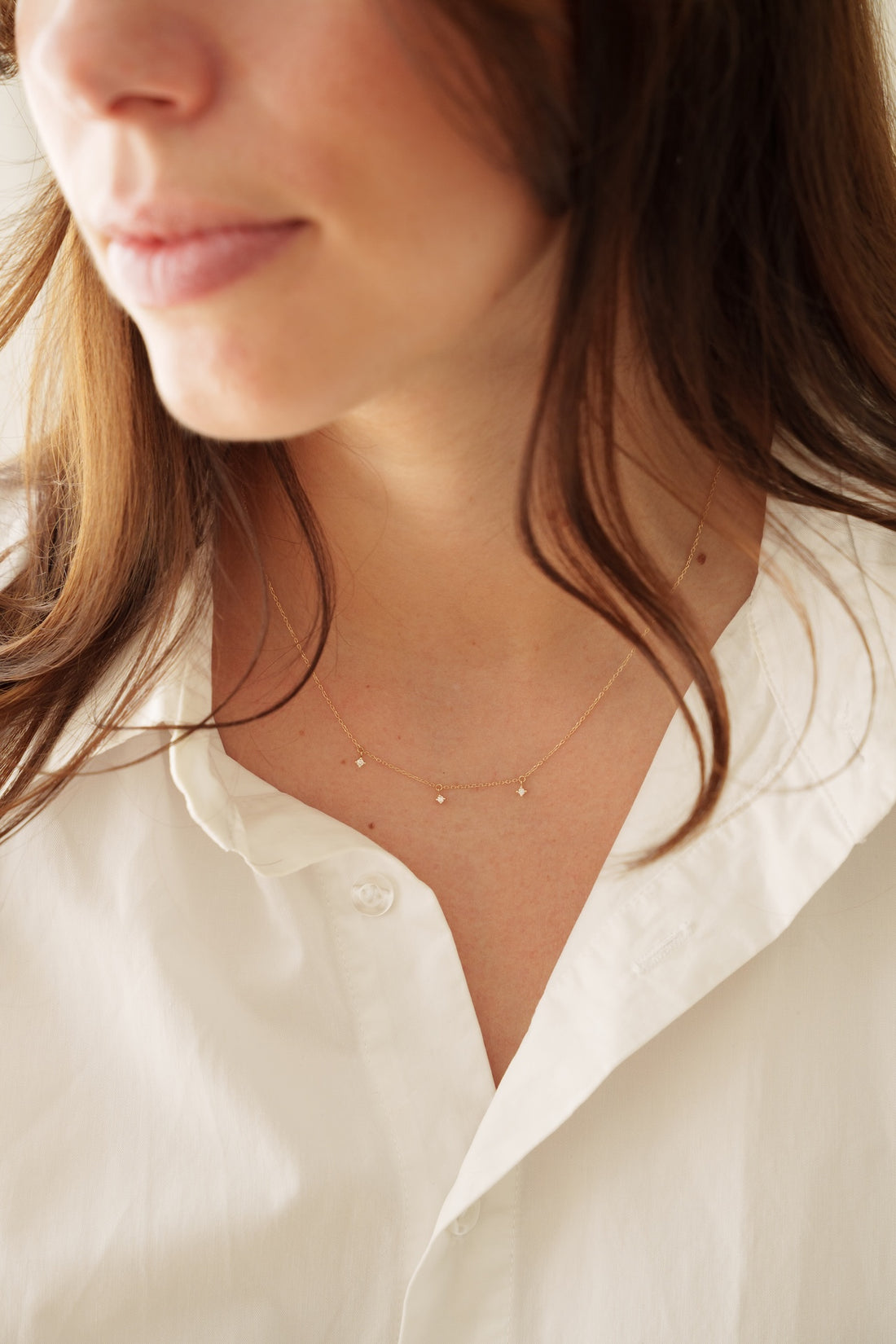 diamond heart necklace
