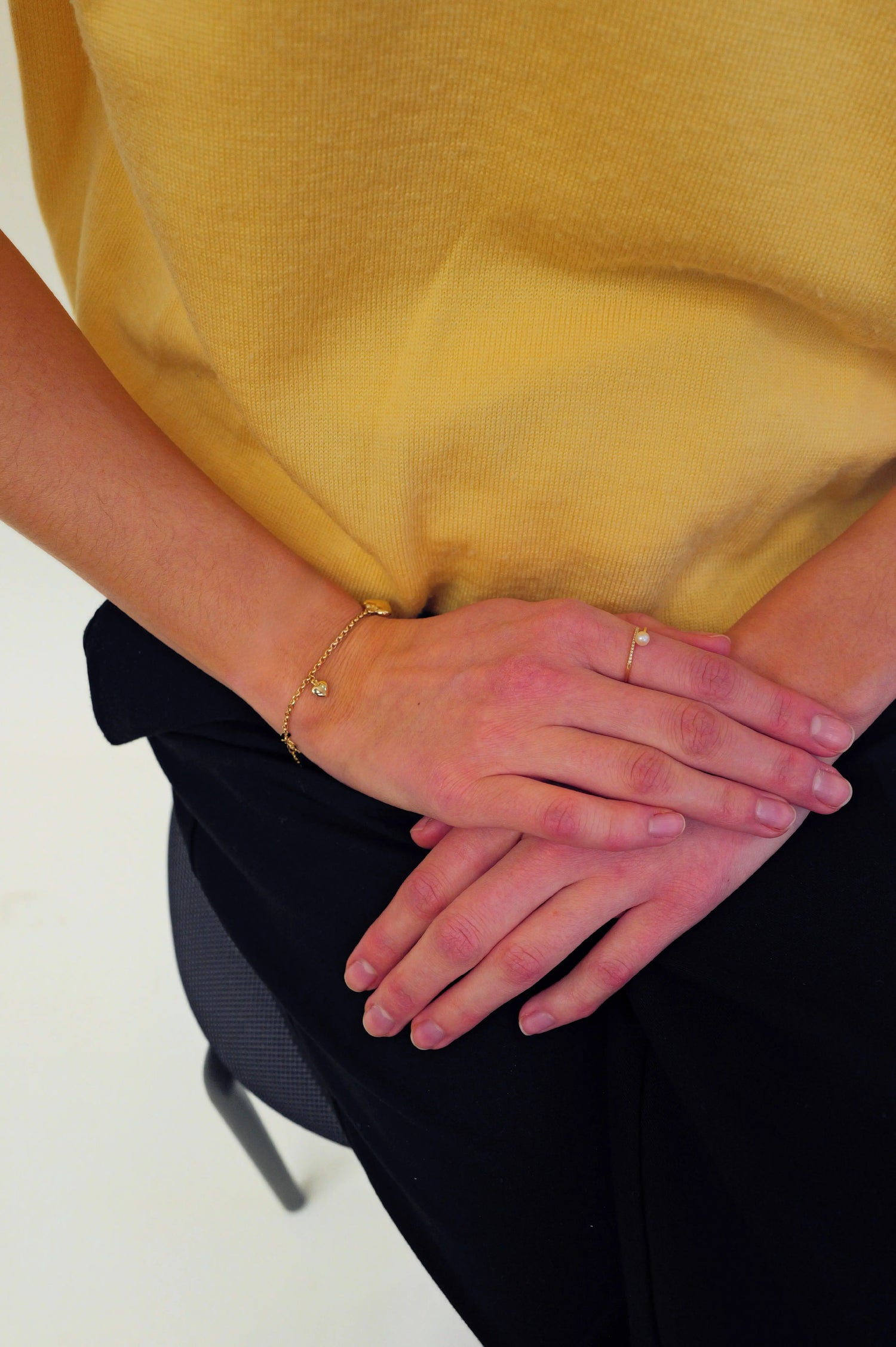 bubble heart bracelet