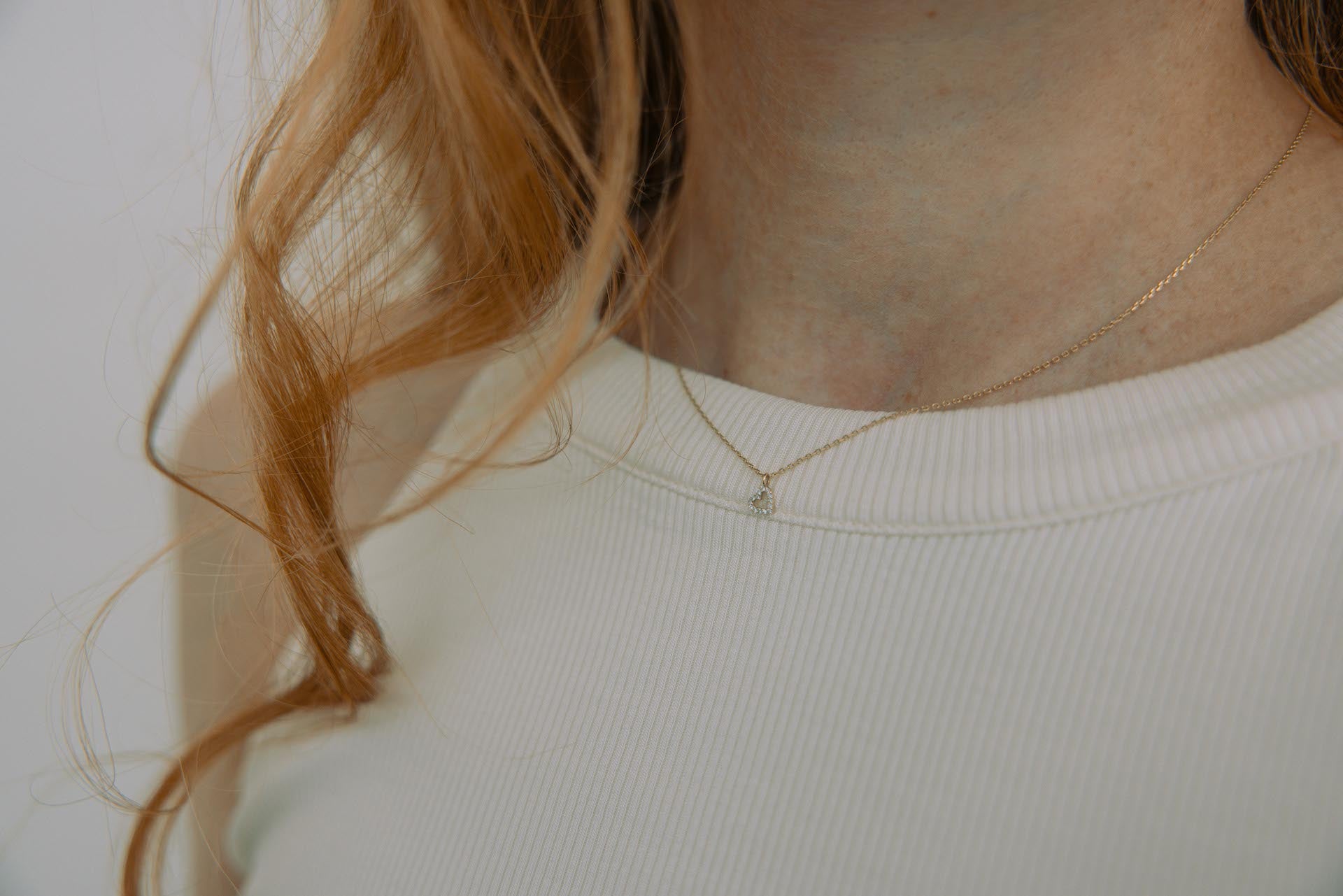 diamond heart necklace - pre order