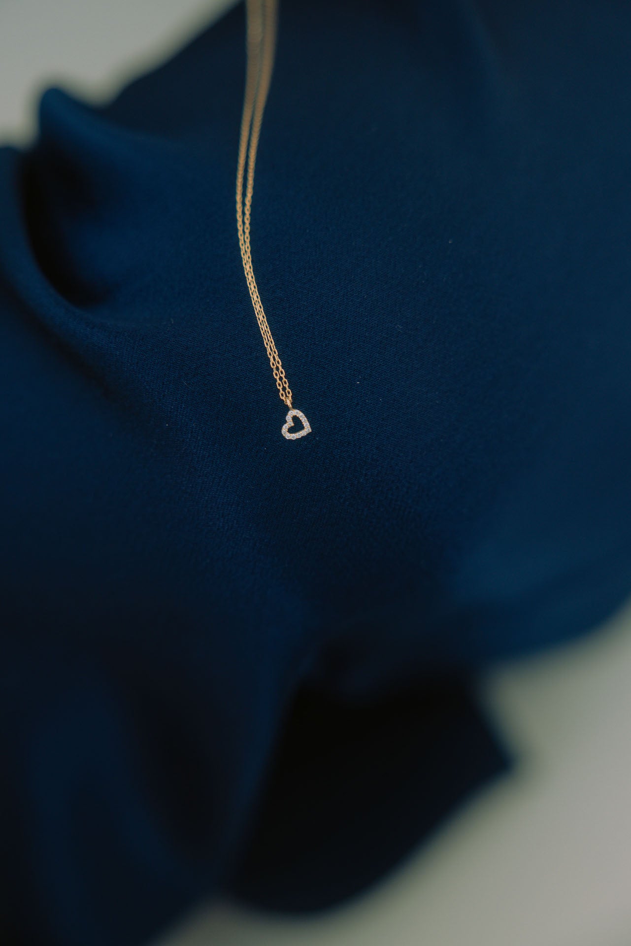 diamond heart necklace - pre order